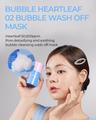 Heartleaf O2 Bubble Wash Off Maskpack 50ml