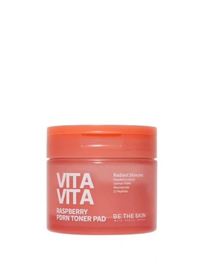 VITAVITA RASPBERRY PDRN TONER PAD 120ml (60EA)