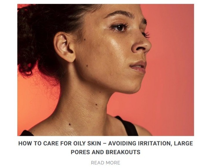 How To Care For Oily Skin | Woman posing after workout with top bun