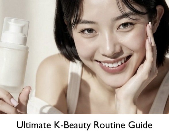Ultimate Guide to K-Beauty | Routine Maker with Young Woman Smiling and Holding A Bubble Cleanser