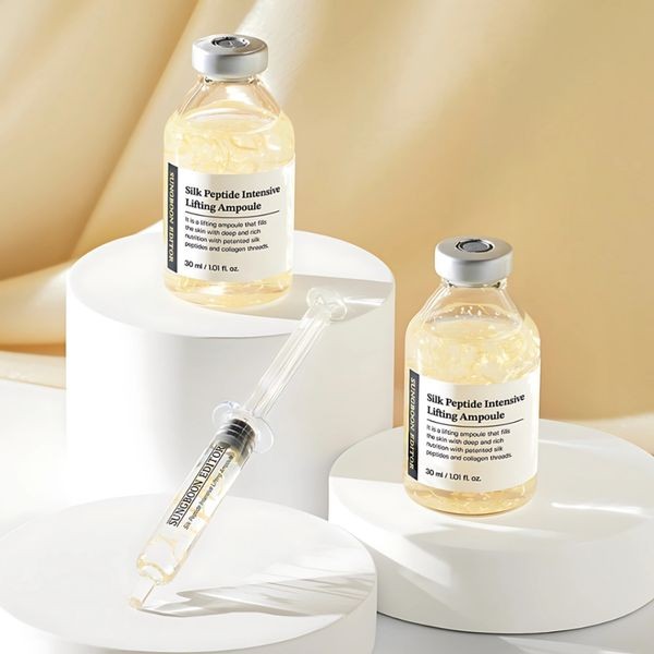 Sungboon Editor Silk Peptide Intensive Lifting Ampoule on Stand