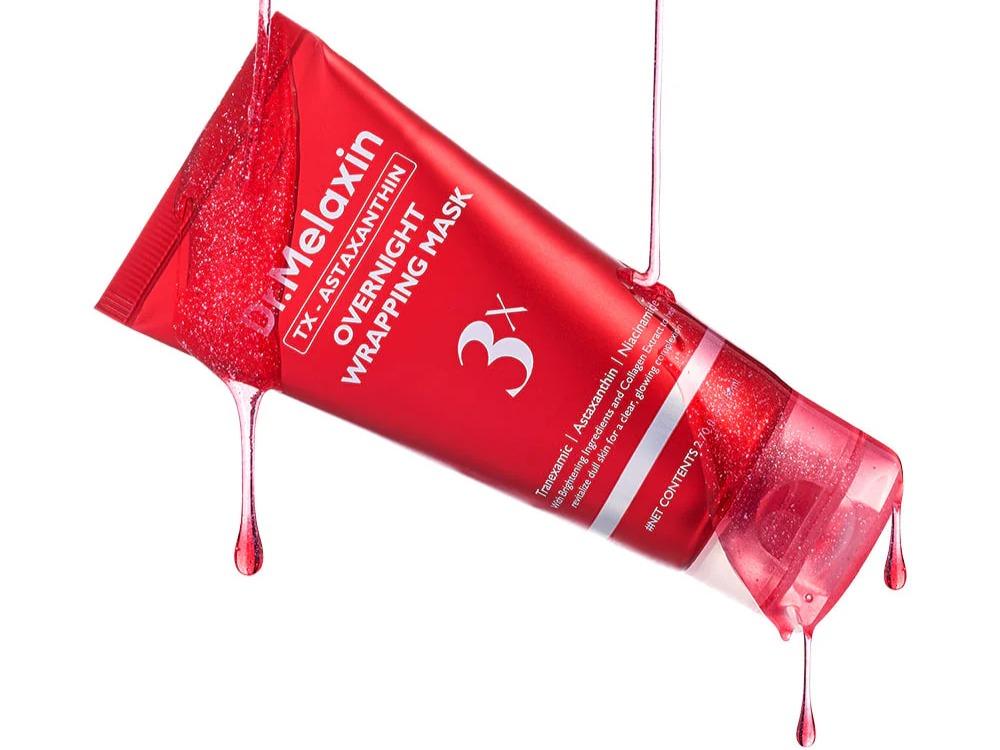 Dr Melaxin TXA-Astaxanthin Overnight Wrapping Mask Review – Glassy Skincare ✨