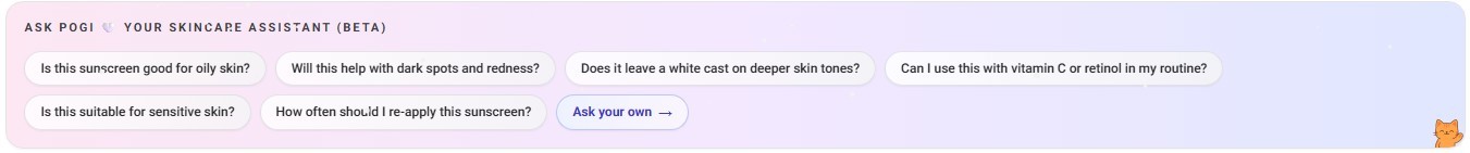 Pogi Global Prompt Requests to Learn More About Product