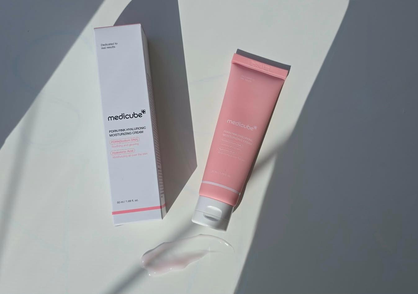 Medicube PDRN Pink Hyaluronic Acid Cream Review - Fine Line Care