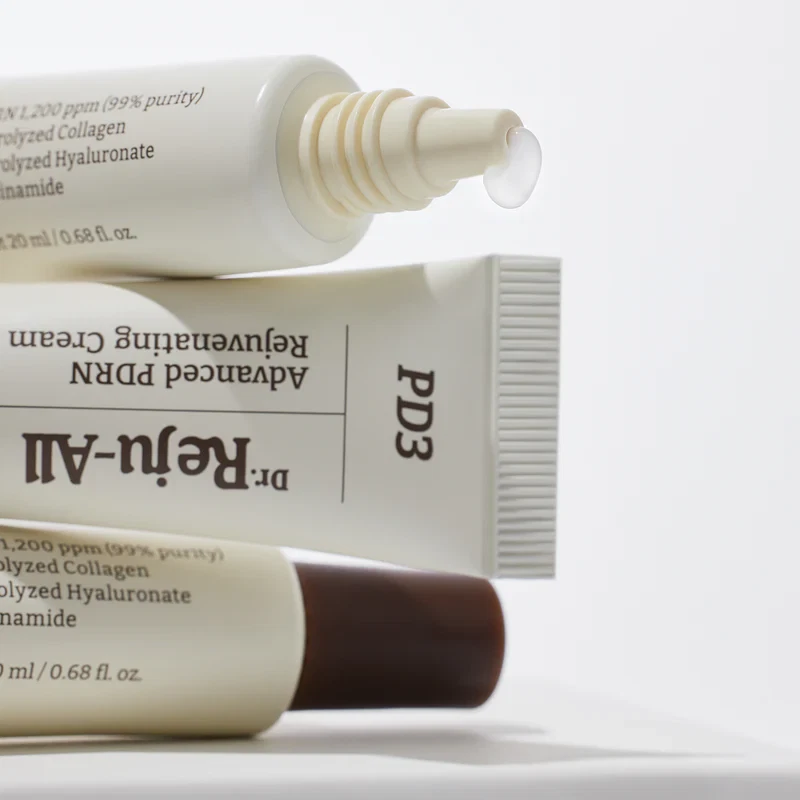 Dr Reju-All Advanced PDRn Cream in a stack