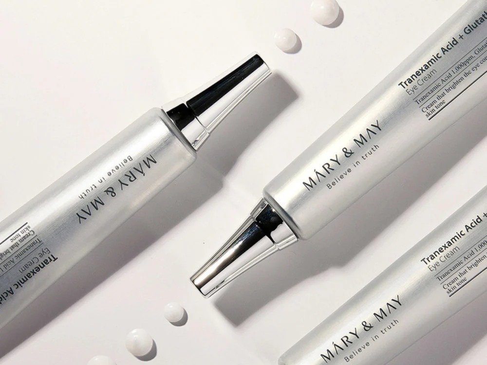 Mary&May Tranexamic Acid + Glutathione Eye Cream Review | Gentlest Eye Cream for Radiance?